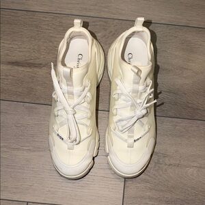 Dior Off-White Athletic Sneakers